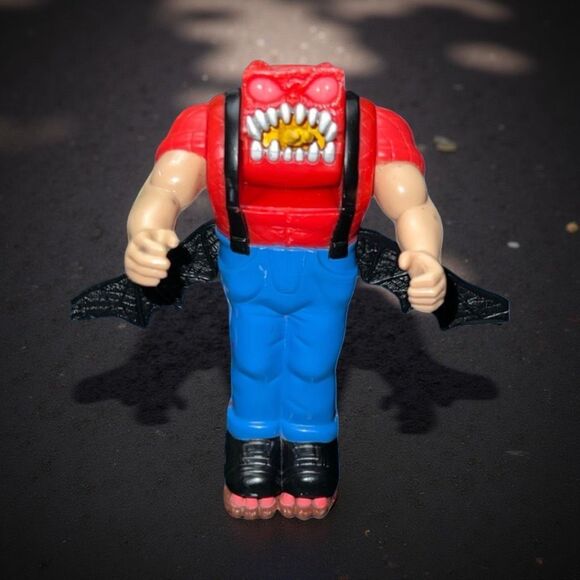 Vintage 1988 Kenner Real Ghostbusters Hard Hat Horror Action Figure Transforms B - Picture 5 of 5